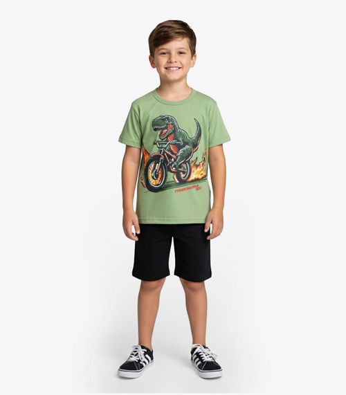 Conjunto Infantil Curto Verão Menino Select Verde