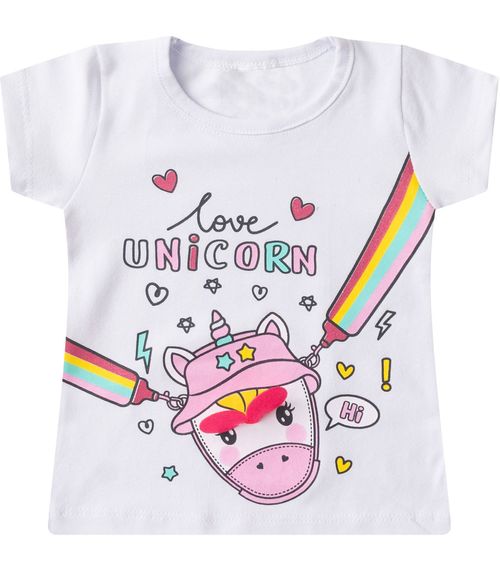 Conjunto Infantil Menina Curto Interativo Select Branco