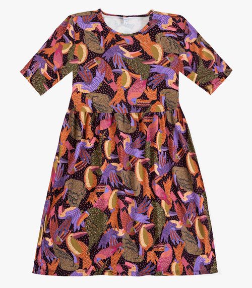 Vestido Feminino em Molecotton Infinita Cor Vermelho