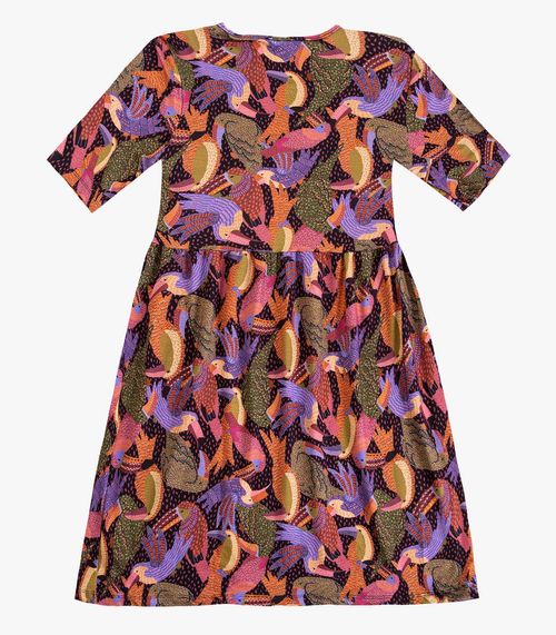 Vestido Feminino em Molecotton Infinita Cor Vermelho