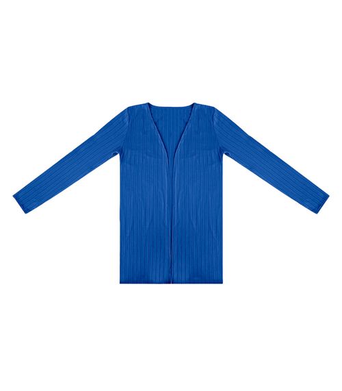 Cardigan Feminino Canelado Infinita Cor Azul
