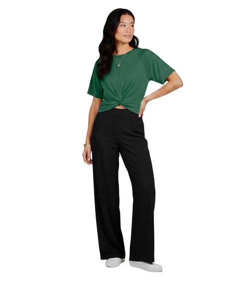 Blusa Feminina Lisa Infinita Cor Verde