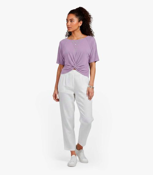 Blusa Feminina Lisa Infinita Cor Roxo