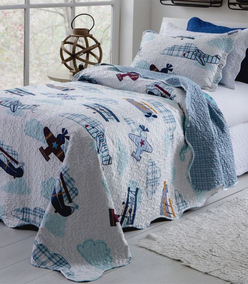 Colcha Solteiro Bouti Infantil Microfibra Rozac Branco