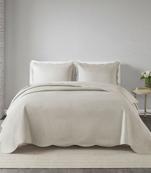 Jogo De Colcha Milao Casal 3 Peças Corttex Bege