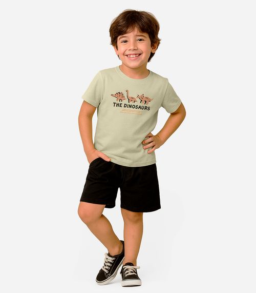 Conjunto Infantil Camiseta Com Bermuda Select Verde