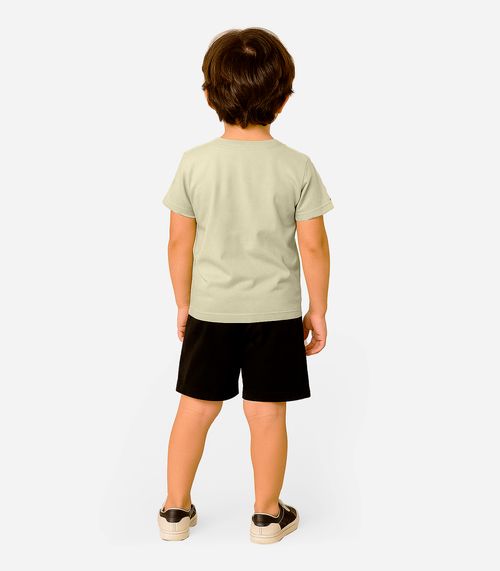 Conjunto Infantil Camiseta Com Bermuda Select Verde