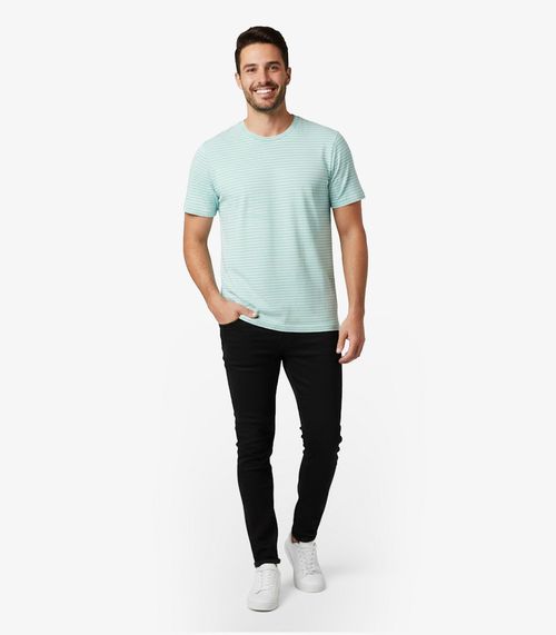 Camiseta Masculina Texturizada Select Verde
