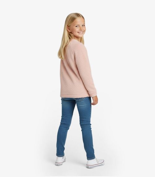 Vestido Infantil Manga Longa Select Rosa