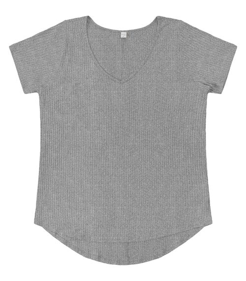 Blusa Feminina Plus Size da Infinita Cor Cinza