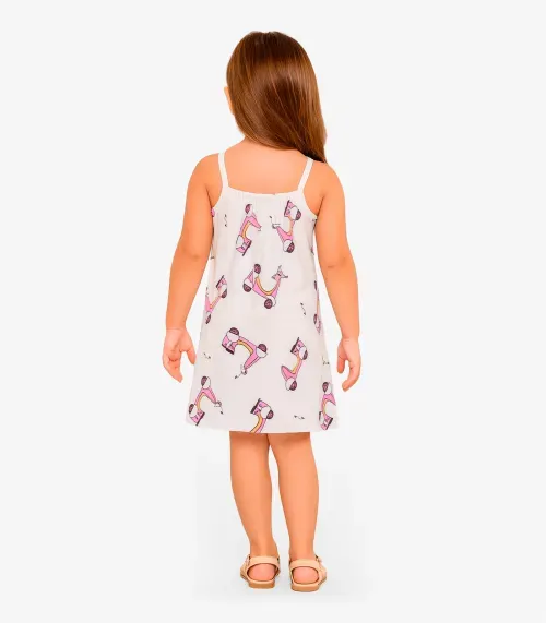 Vestido Feminino Infantil Select Bege