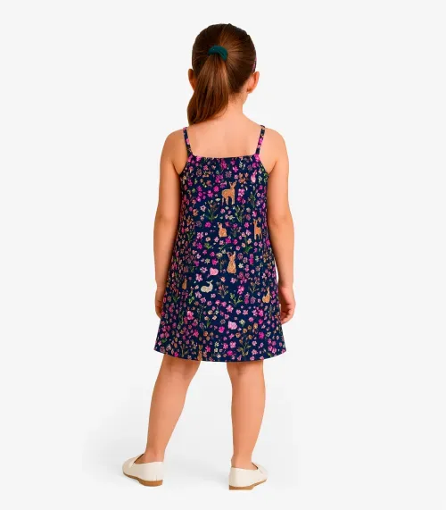 Vestido Feminino Infantil Select Azul