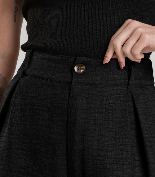 Shorts Feminino em Tecido Dianna Preto