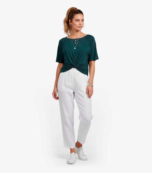 Blusa Feminina Lisa Infinita Cor Verde