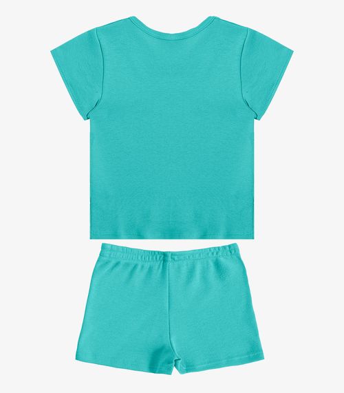 Conjunto Infantil Blusa com Shorts Select Verde