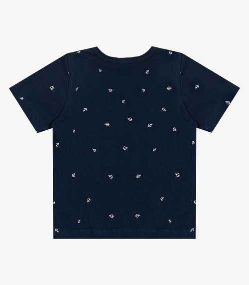 Camiseta Infantil Masculina Animais Infinita Cor Azul