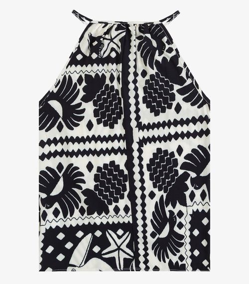 Blusa Feminina de Alça Infinita Cor Preto