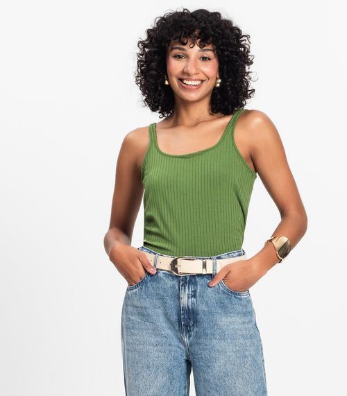 Regata em Ribana Canelada Rovitex Verde