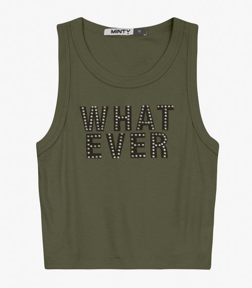 Regata Juvenil Feminina em Ribana de Viscose Minty Verde