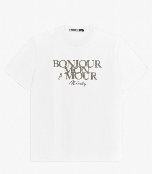 Camiseta Juvenil Feminina em Meia Malha Minty Branco