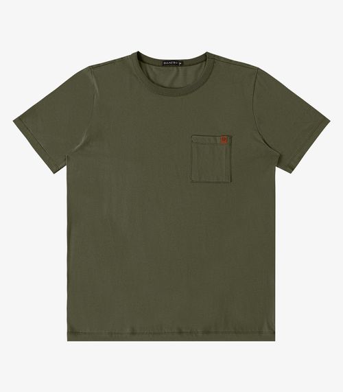Camiseta Meia Malha Masculina Diametro Verde
