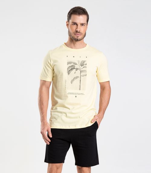 Bermuda em Moletom Masculina Diametro Preto