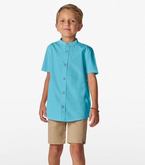 Conjunto Camisa com Bermuda Trick Nick Azul