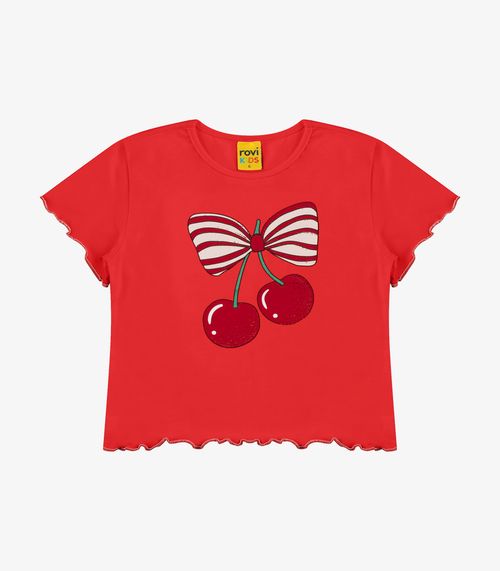 Blusa Feminina Cotton Rovi Kids Vermelho