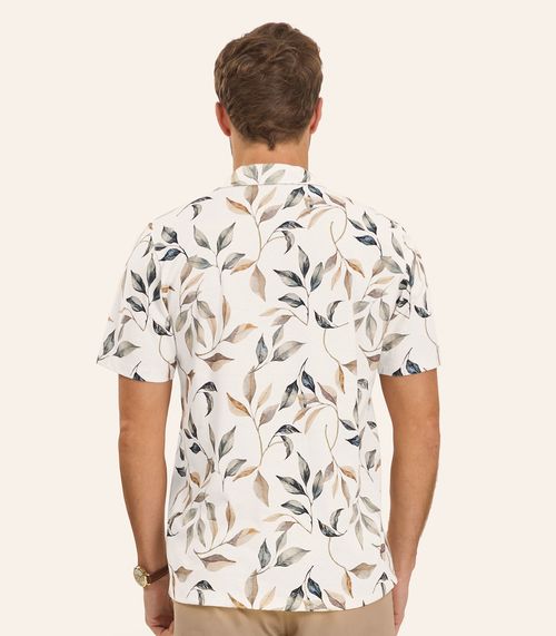 Camisa em Meia Malha Masculina Diametro Bege