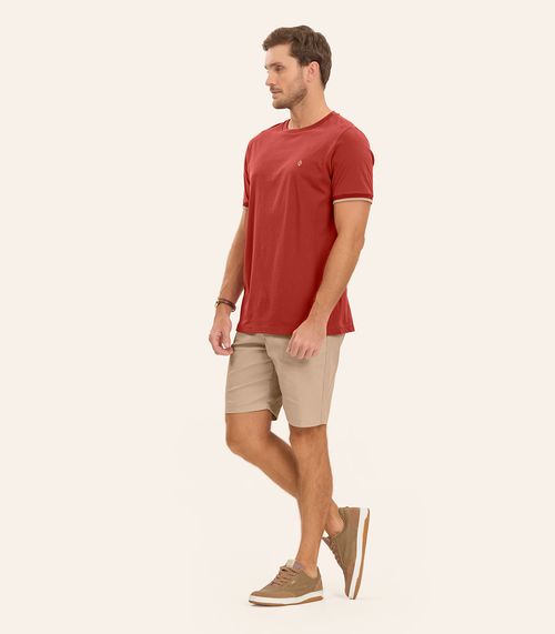 Bermuda Masculina em sarja Diametro Marrom