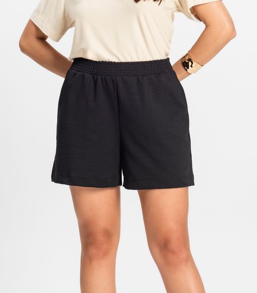 Shorts Feminino Molecotton de Vicose Rovitex Preto
