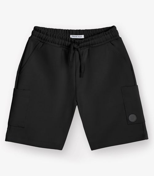 Bermuda Piquet Verona Menino Trick Nick Preto