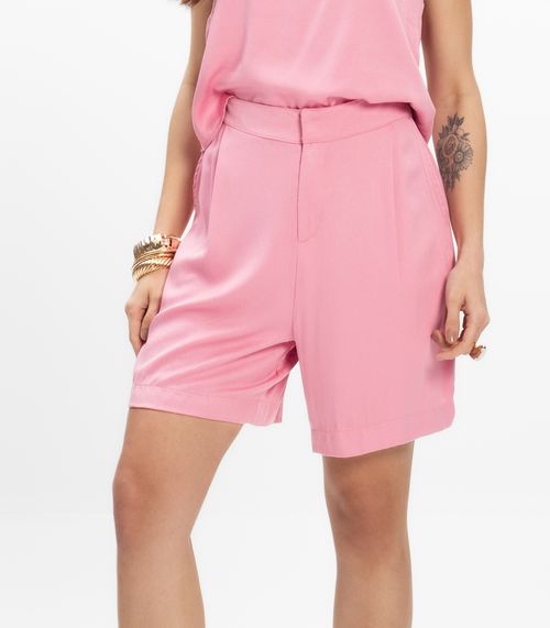 Bermuda Viscose Double Feminina Endless Rosa