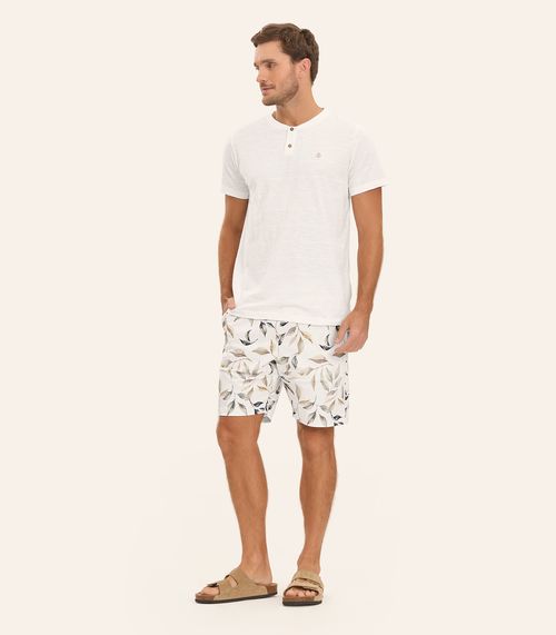 Bermuda Sarja Masculina Diametro Bege