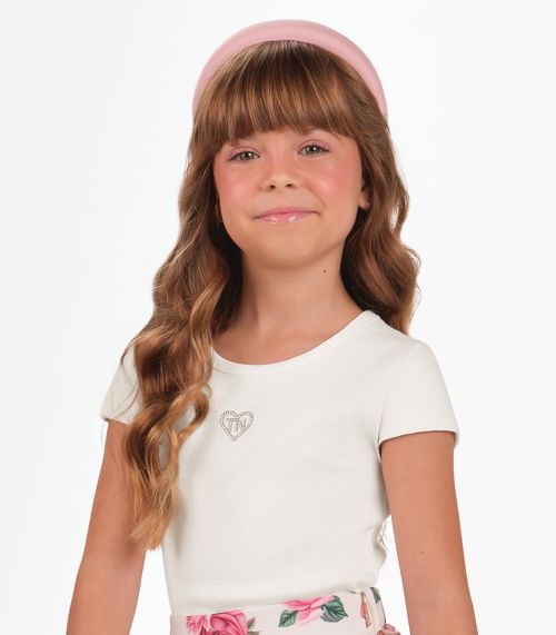 Conjunto Blusa com Saia Menina Trick Nick Bege