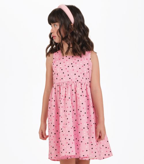 Vestido Popeline Trick Nick Rosa