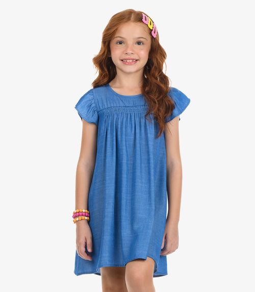 Vestido Liocel Rovi Kids Azul