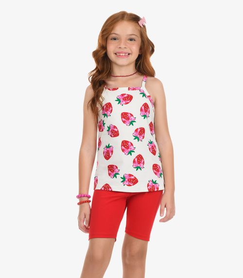 Conjunto Regata Com Ciclista Meia Malha Rovi Kids Bege