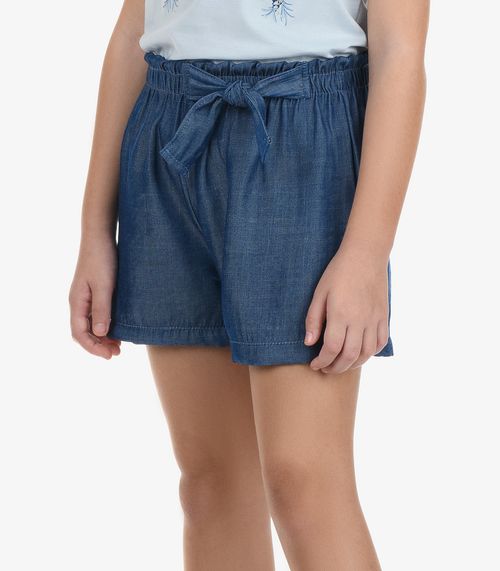 Shorts Menina Liocel Rovi Kids Azul