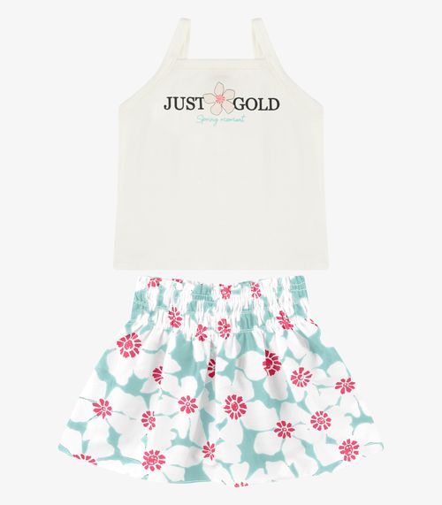 Conjunto Regata com Saia Rovi Kids Azul