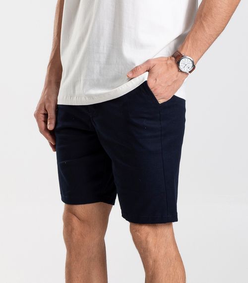 Bermuda Masculina em sarja Diametro Azul