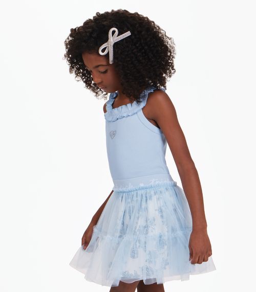 Conjunto Regata com Saia Menina Trick Nick Azul