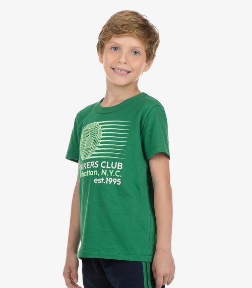 Conjunto Camiseta com Bermuda Menino Rovi Kids Verde