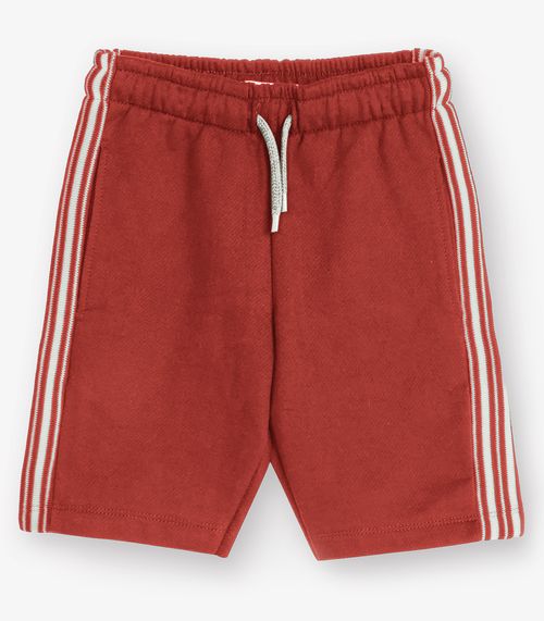 Bermuda Moletom Sarjado Masculina Trick Nick Laranja