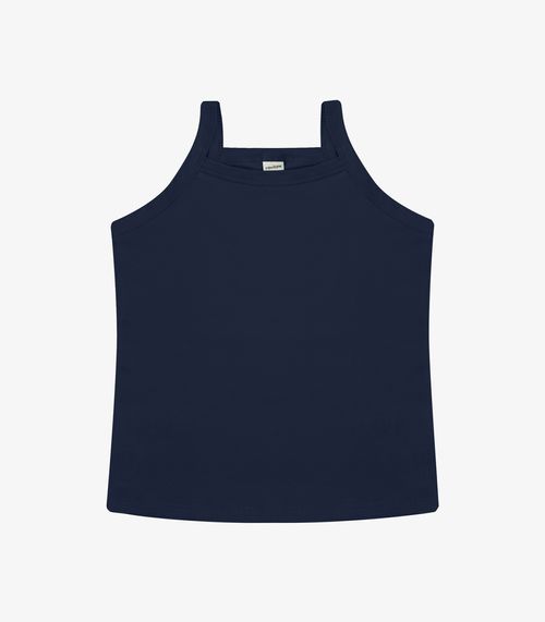 Regata De Alça Infantil Feminina Rovi Kids Azul