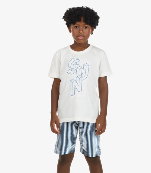 Conjunto Infantil Menino Rovitex Kids Bege