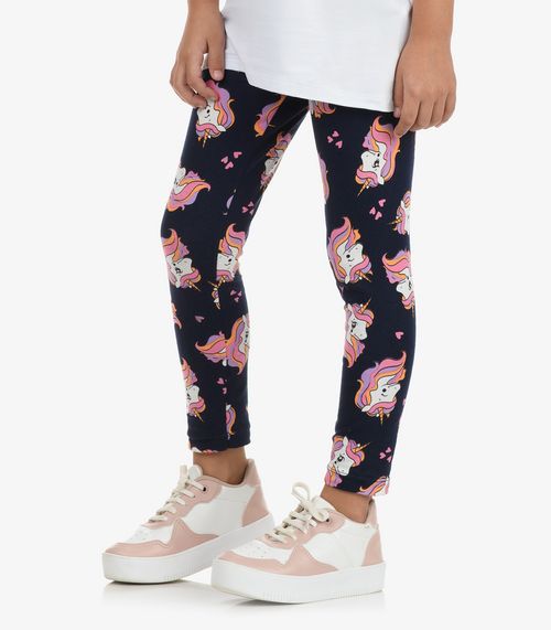 Legging Cotton Rovi Kids Azul