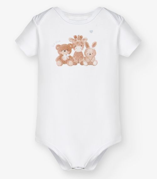 Conjunto Body com Faixa e Shorts Trick Nick Branco