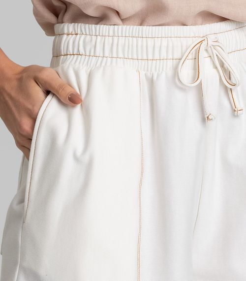 Shorts Feminino em Molicottom Denim Dianna Bege