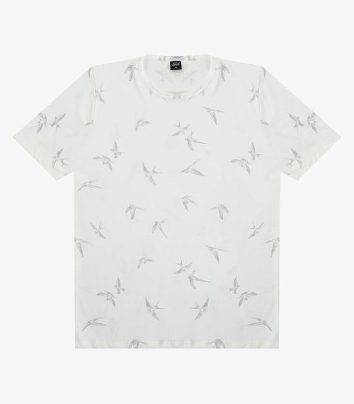 Camiseta Masculina Em Meia Malha Select Bege